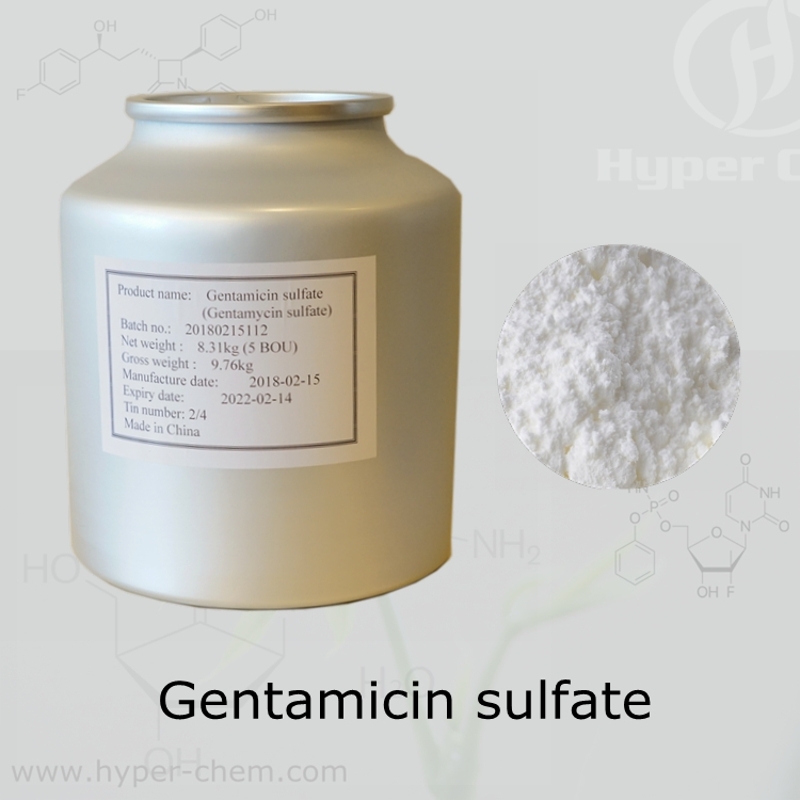 Good Quality USP/EP/BP Pharmaceutical Gentamicin sulfate Powder CAS 1405-41-0