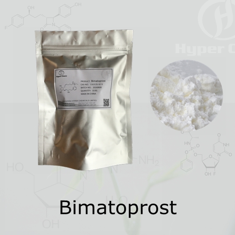 High Purity 99% White Powder Bimatoprost CAS 155206-00-1 with best price and safe delivery