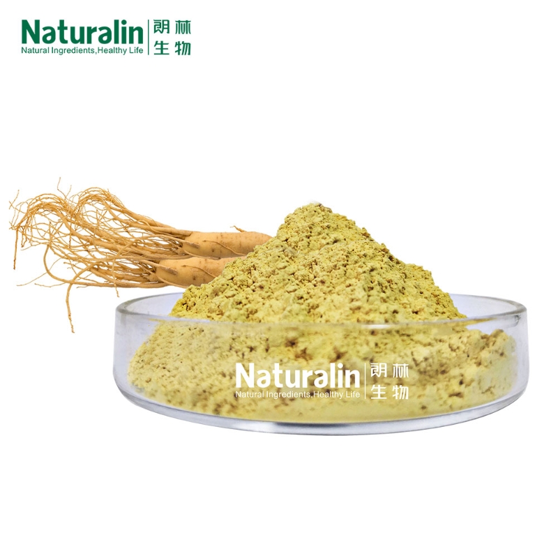 Naturalin 80% Ginsenosides Panax Ginseng Extract Hard Candy Powder Male Enhancement Solvent Hot Specification Drum Packaging