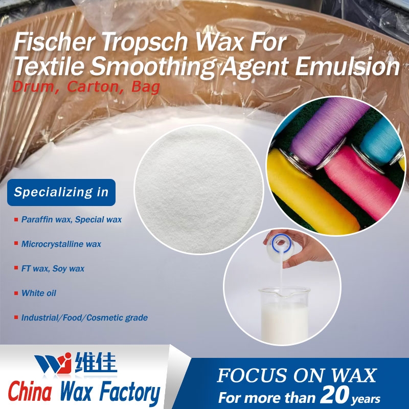 Fischer Tropsch Wax For Textile Smoothing Agent Emulsion