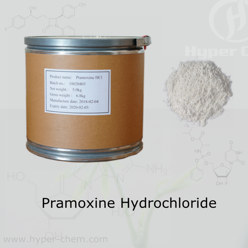 High Quality USP Standard Pramoxine hydrochloride CAS 637-58-1 as Anesthetic Drug