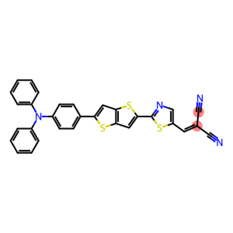 2-{2-[5-(4-Diphenylamino-phenyl)-thieno[3,2-b]thiophen-2-yl]-thiazol-5-ylmethylene}-malononitrile("2-{2-[5-(4-Diphenylamino-phenyl)-thieno[3,2-b]thiop