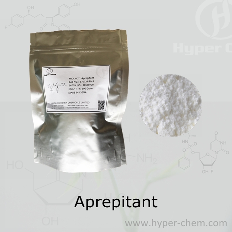 High Quality 99% Pharmaceutical White Powder Aprepitant CAS 170729-80-3 with best price and fast delivery