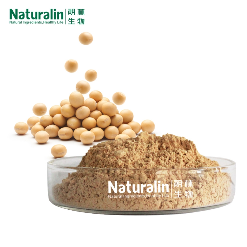 Soybean Extract Naturalin Glycine max. (L.) merr 10% Isoflavones Plant Extracts powder