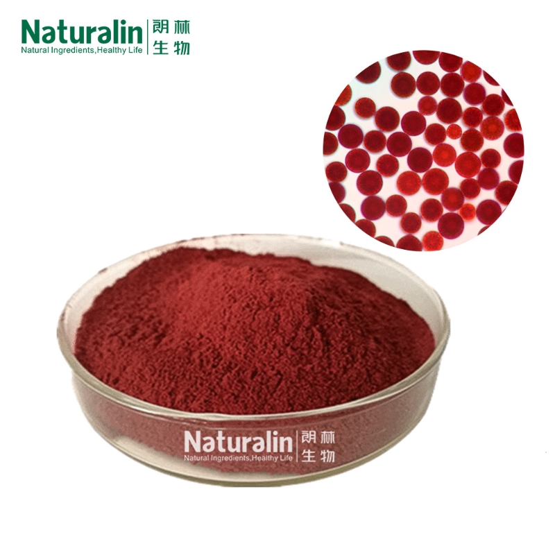 Naturalin Astaxanthin Factory Wholesale High Quality Antioxidant Activity Haematococcus pluvialis 3% Astaxanthin