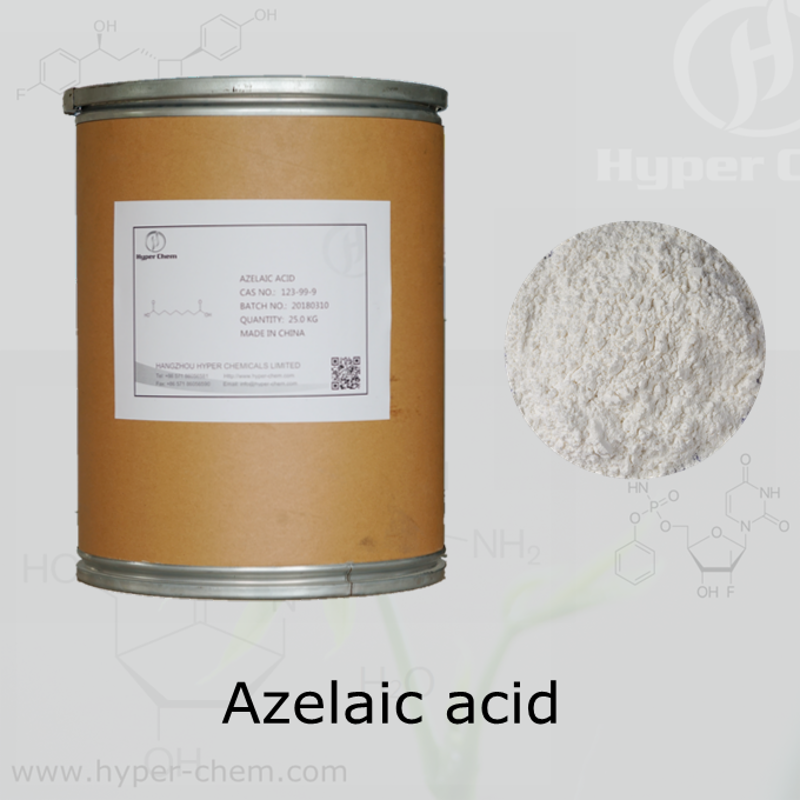 High Quality 99% Azelaic acid CAS 123-99-9 Pharmaceutical Raw Powder