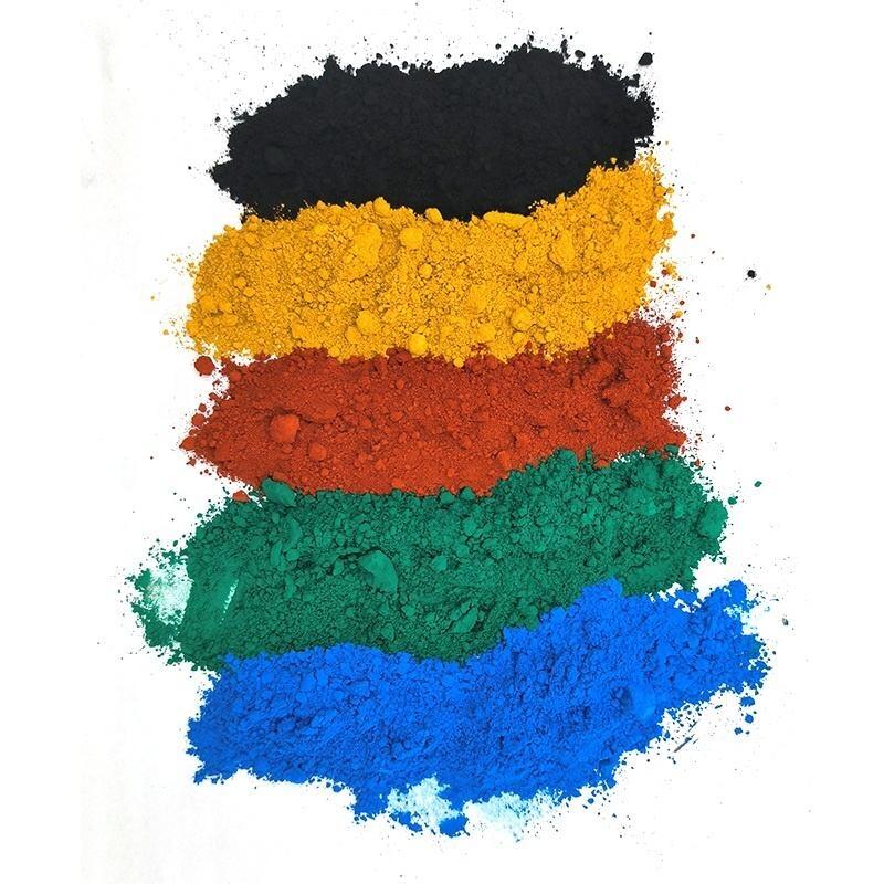 High Tinting Strength Ceramic Pigment Ink Ferric Oxide (Fe2O3) Iron Oxide Red/Yellow/Black/Green/Blue Powders