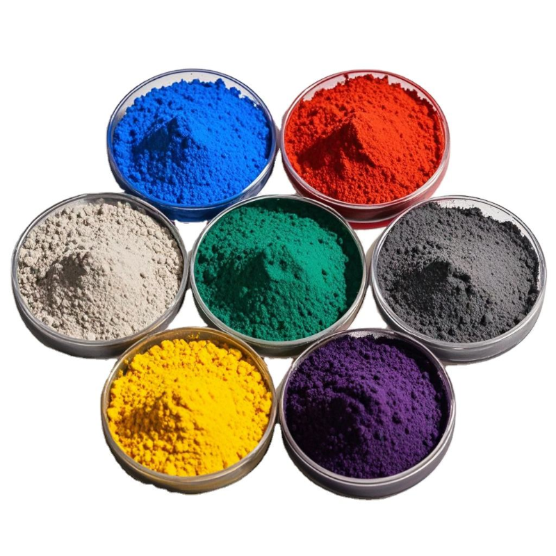 Factory Price Iron Oxide Red Black Yellow Green Brown Inorganic Pigments Used In Industry Grade