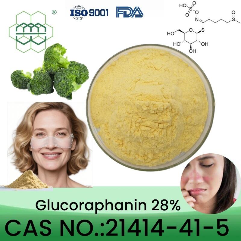 wholesale Glucoraphanin CAS No.:21414-41-5 28% assay min.Detoxification and anti-inflammation