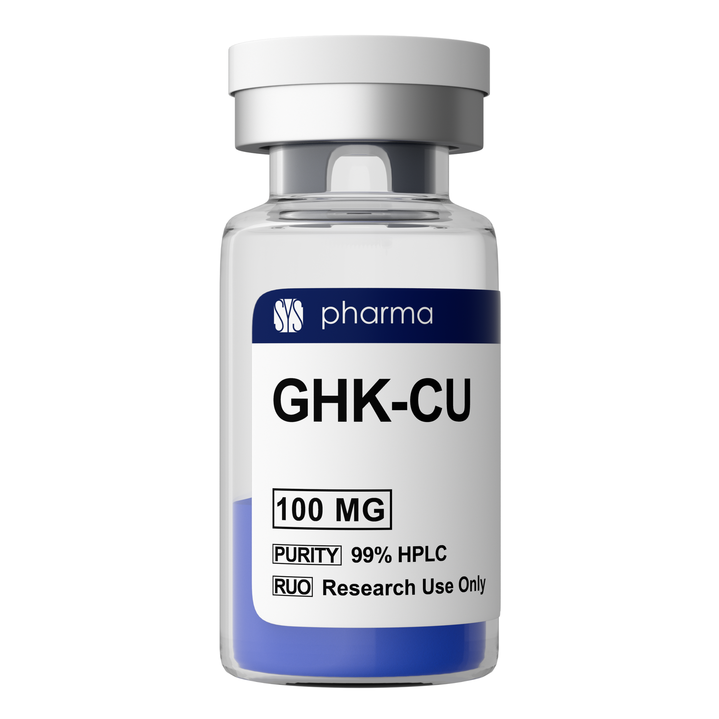 Buy GHK-CU | US Warehouse | Cosmetic Peptides | 99% Purity | 50mg 100mg  Vial | Lyophilized Powder Pharmaceutical Grade from SYS Pharma Corp