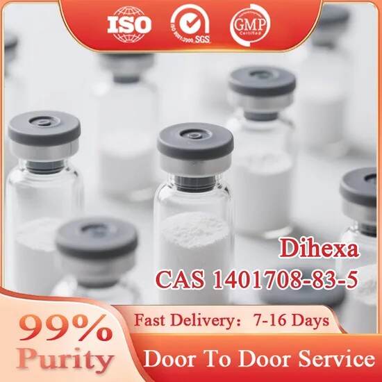 wholesale High Quality Nootropics 99% Dihexa Peptide CAS 1401708-83-5 Pure Dihexa 10mg 20mg