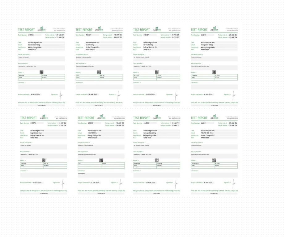Pharmaceutical Grade IGF-1 LR3 Peptide for Controlled Scientific Programs Certificates 1